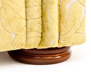 Duresta 2 and half Seater in Gardenia Gold Silver 3